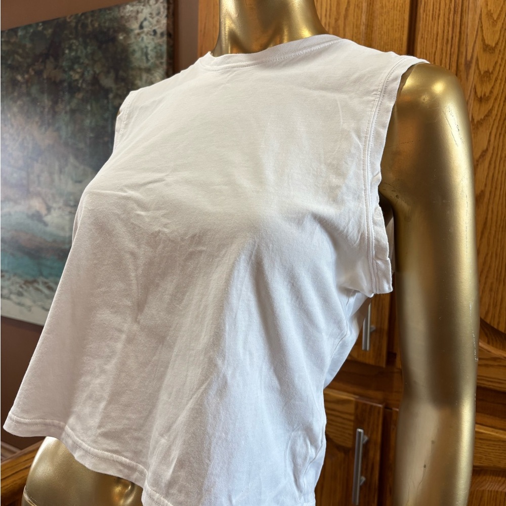 Athleta White Muscle Tee for Women